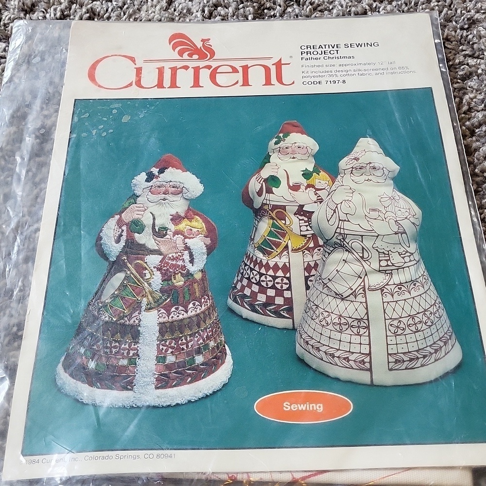 Current Father Christmas 1984 sewing project